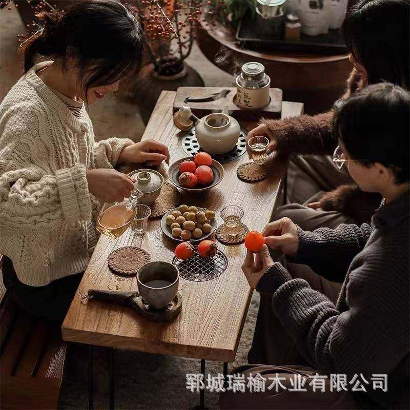 榆木长方形茶桌老可折叠收纳围炉煮茶冬用天家阳台桌围炉煮茶烤火,美容美体仪器,其它面部美容工具配件,淘宝优惠券,粉丝福利购,淘宝优惠卷