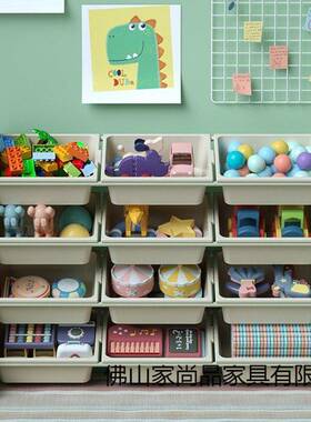 儿玩具收幼儿园宝纳宝书架分45531类整理架收架纳柜多层置物架大