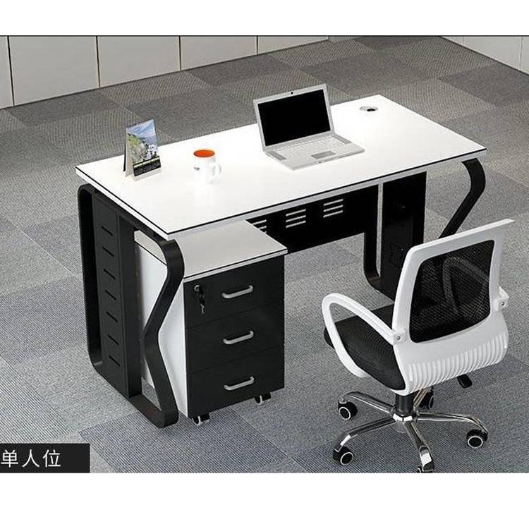 厦门办公家具钢架办公桌简约现代屏风职员工作位员工电脑桌4人6位