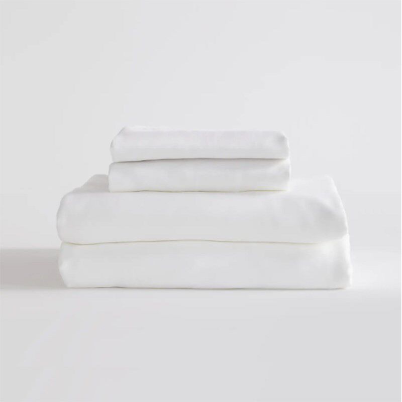 竹纤被套四件套1l00%AMOO环保柔软丝滑清爽默认床笠款