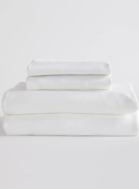 竹纤被套四件套1l00%AMOO环保柔软丝滑清爽默认床笠款