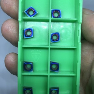纳米蓝菱形内镗孔刀片CCMT09T304 CCMT060204 060208淬火钢调质钢