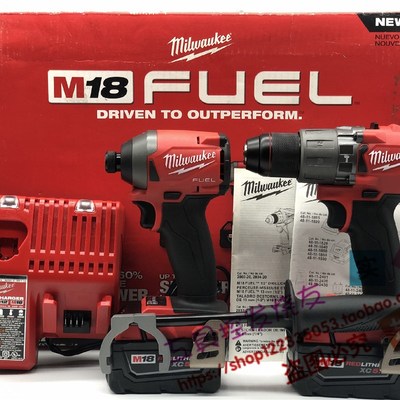 美国米沃奇美沃奇2997-22无刷18V锂电手电钻冲击起子工程装修