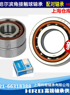 HRB哈尔滨角接触球轴承7200 7201 7202 7203 7204 7205 7206AC/P5
