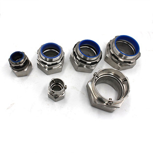 304不锈钢包塑金属软管金属软管接头软管外螺纹三柱卡套自固接头