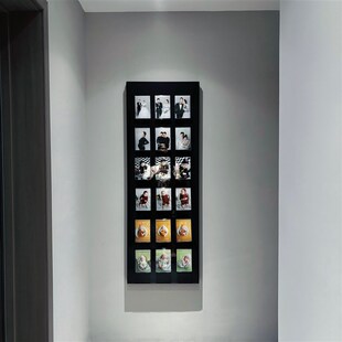 饰画试衣镜推拉暗藏式 DIY照片穿衣镜玄关隐藏式 镜子全身E镜现代装