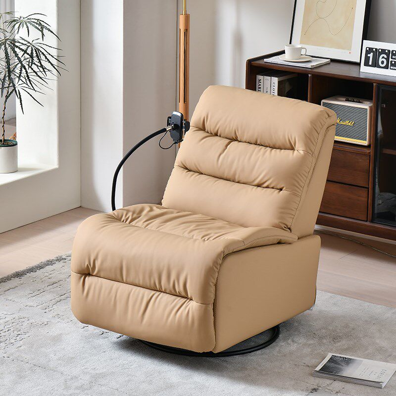 电动单人沙发椅简约客厅皮质懒人沙发摇摇M椅头等多功能沙发舱太