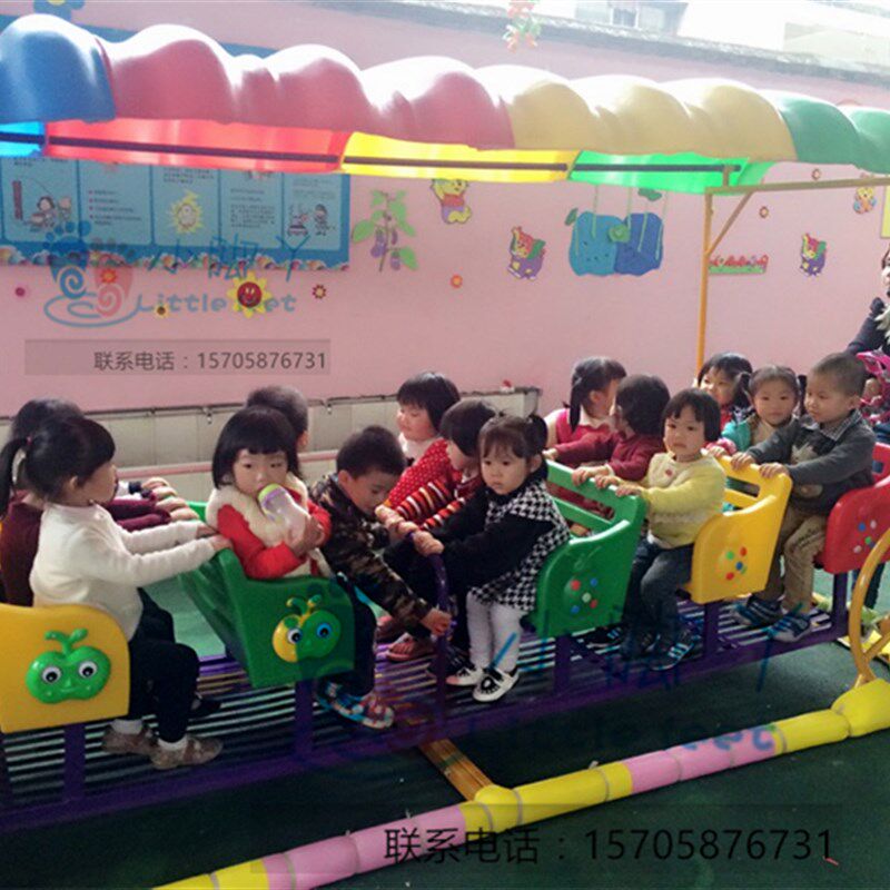 新款幼儿园荡船i彩棚户外转转椅大型游乐设备儿童娱乐设施室外玩