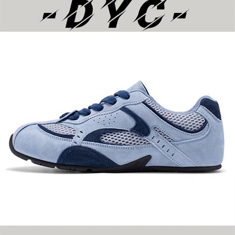 【个性潮b款】2025年夏季松弛感薄底德训鞋男款透气网面运动赛车