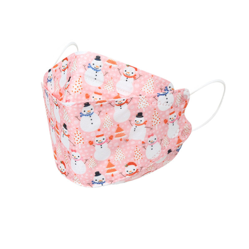 圣诞节口罩儿童christmas facemask可爱圣诞老人雪人KF94鱼嘴罩