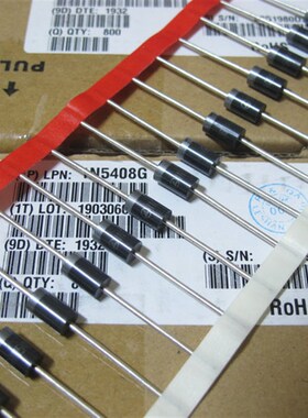 10个 LRC 1N5408G 3A 1000V 整流二极管 粗管铜脚 盒装