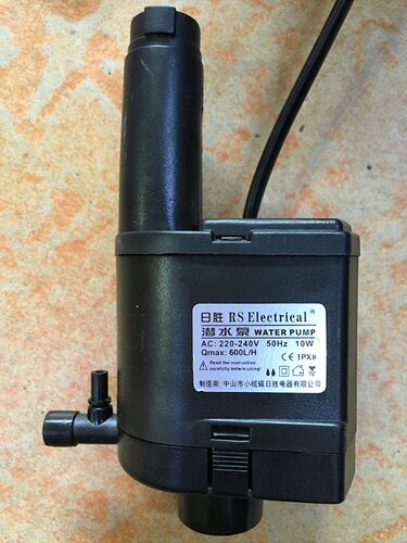 日胜RS-300/380A/480A/580A原装鱼缸水族专用潜水泵抽水泵7W/10w