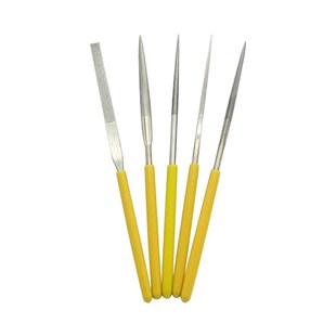 台湾一品金刚石尖头三角锉圆形锉刀钻石双面合金扁平锉400 600