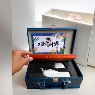 送老师的礼物实用高档摆件授业解惑拜师仪式礼物陶瓷毕业季谢师礼