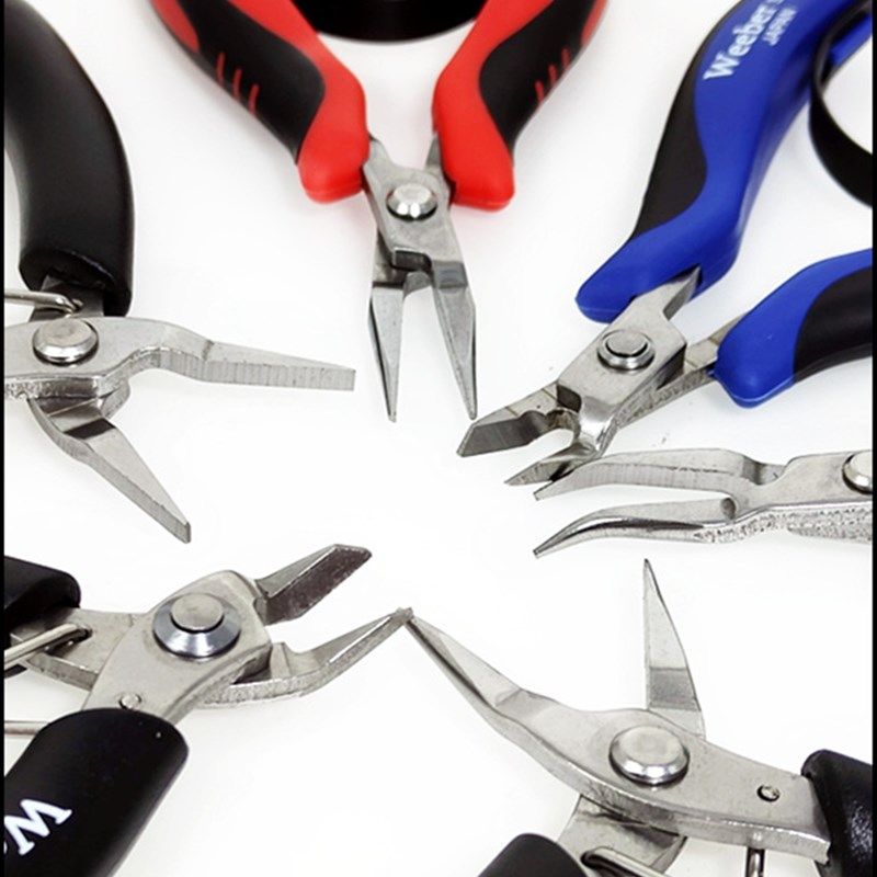 日本weeber进口尖嘴钳斜口钳迷你diy手工首饰剪钳弯嘴钳4寸扁嘴钳,纺织面料/辅料/配套,服装加工设备,淘宝优惠券,粉丝福利购,淘宝优惠卷