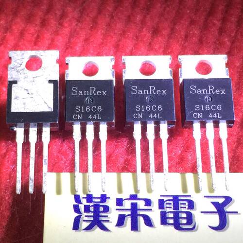 S16C6        原装进口正品    SanRex   TO-220封装   可控硅