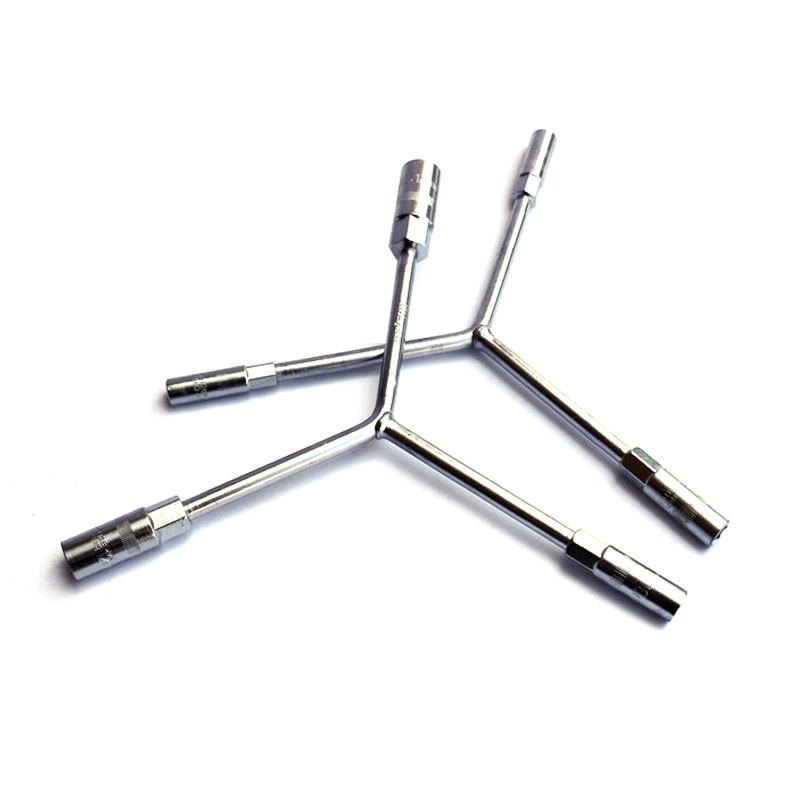 三叉套筒扳手Y型外六角套管汽车摩托车机修手动拆卸工具套管套头