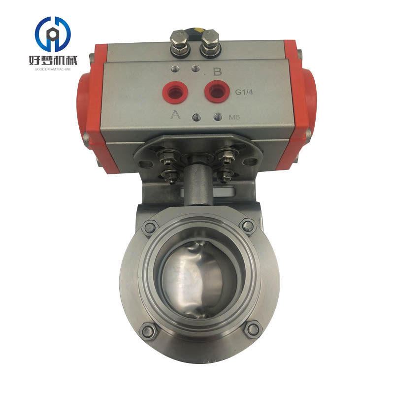 304卫生级气动蝶阀/快装卡箍式气动蝶阀/卧式气动蝶阀Q681X,橡塑材料及制品,塑料盒/塑料箱/塑料柜,淘宝优惠券,粉丝福利购,淘宝优惠卷