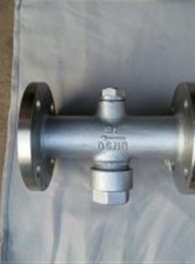 304 CS49W-16P不锈钢热动力圆盘式疏水阀铸钢法兰疏水阀DN15DN20