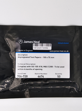 JAMES H.HEAL酚黄测试膜泛黄测试膜JAMES H.HEALPE软膜泛黄测试膜