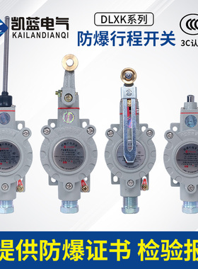 DLXK-15B防爆行程开关防爆等级ExdII CT6防爆限位行程开关15Z15L