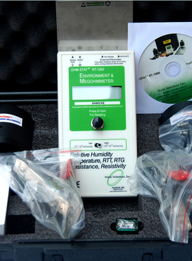 原装重锤式OHM-STAT数显表面电阻测试仪RT-1000