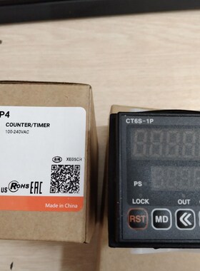 奥托尼克斯 AUTONICS 原装计数器CT6S-1P4 (CT6S AC220V)