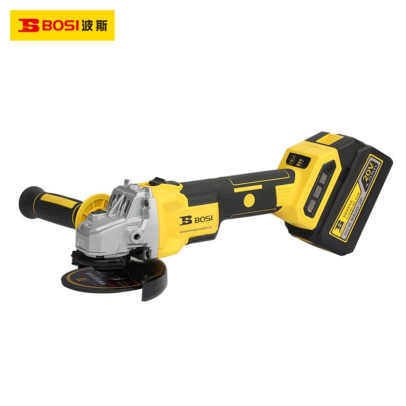 波斯20V智能语音无刷锂电角磨机充电式打磨机充电器BS660184