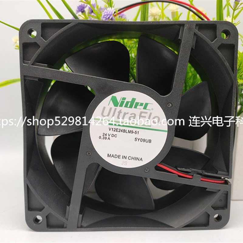 全新NIDEC 12038 24V V12E24BLM9/BGM9/BUM9/BGB5/BMM9-51/53/52