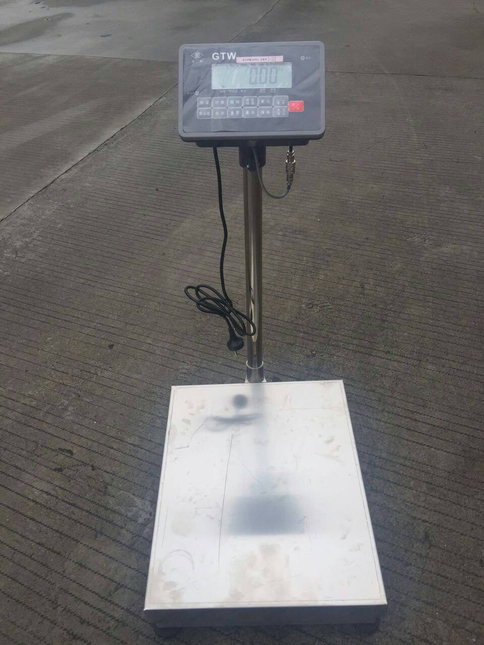 上海英展全不锈钢电子秤防水台秤AWH-TW-FSB300kg150kg75化工秤