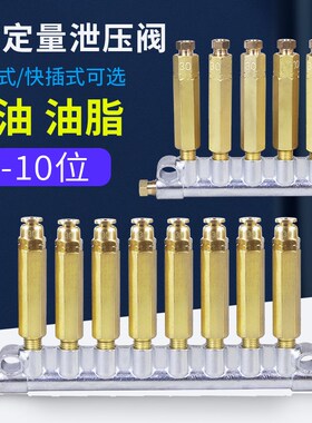 DX油路定量阀分配器加压式容积管接头油脂黄油数控机床润滑分油器
