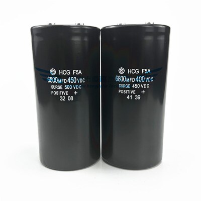 全新原装450V6800UF 日立HCG F5A 电解电容 400VDC6800MFD变频器