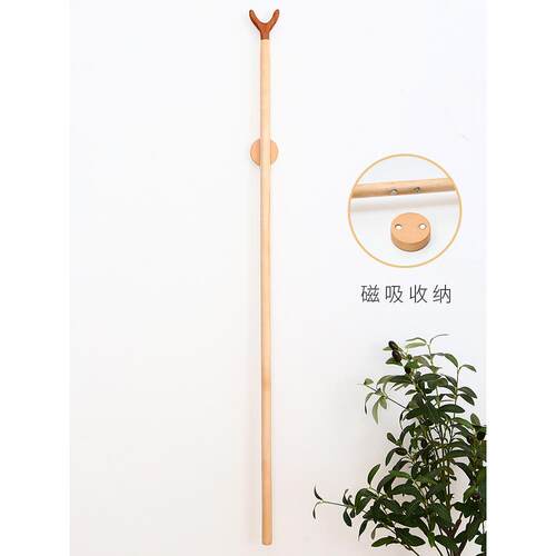 采购产品实木晾衣架，商场晾衣架，免打孔晾衣叉，服装店挑衣，磁