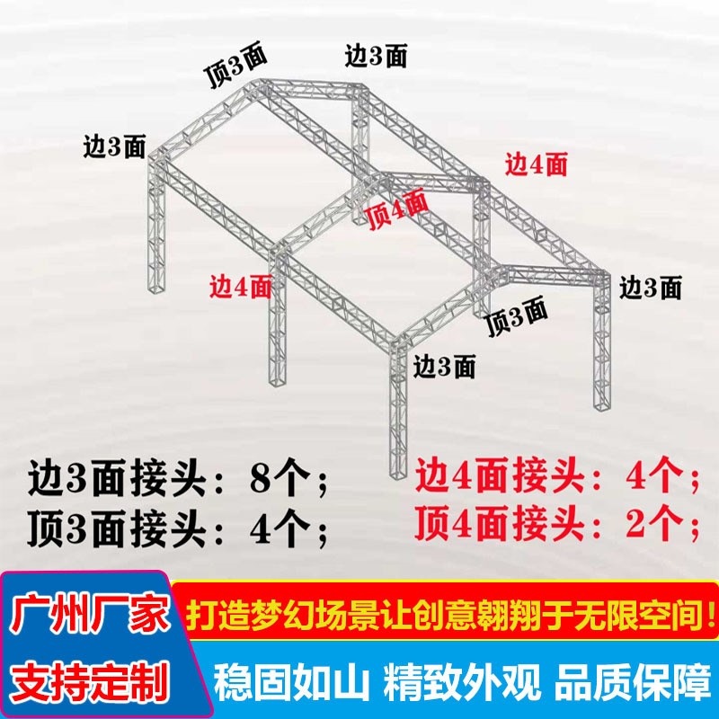 婚庆架子户外雨棚架升降舞台架舞台背景t型灯光架铝合金舞台桁架
