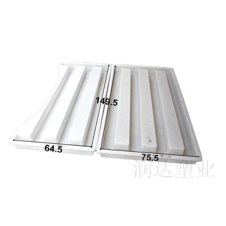 嵌入式立柱帽模具 18/18/8 防护栅栏模具150/140.5/8