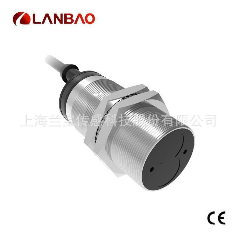 上海兰宝PR30-BC100DNO M30金属圆柱传感器NPN 漫反射光电开关