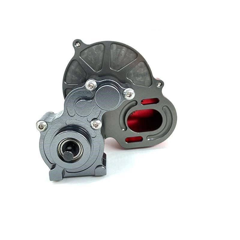 1/10攀爬车 AXIAL SCX10 升级金属中波箱齿轮总成 带马达座车模