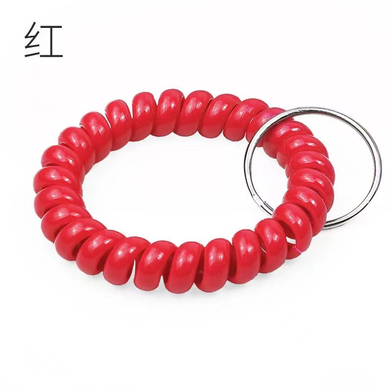 柜子钥匙手环手圈手链更衣柜手牌洗浴游泳馆手绳澡堂线圈弹簧防水