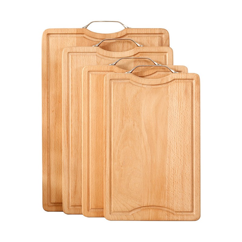 榉木长方形加厚厨房切菜木板实木案板家用大号水果砧板