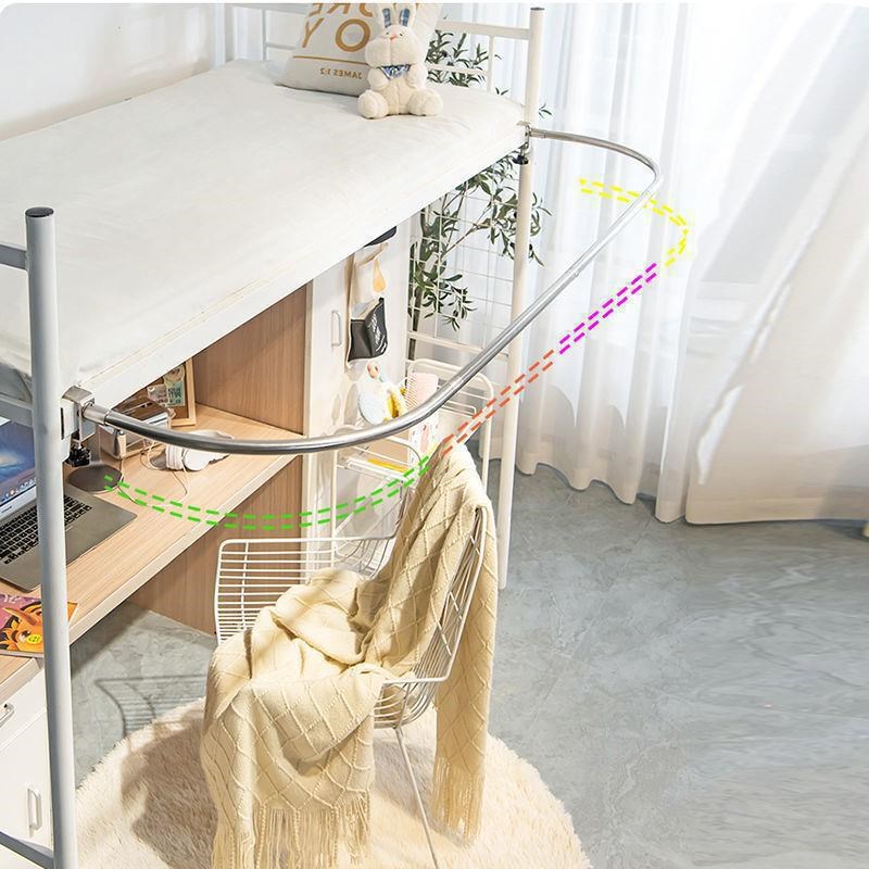 宿舍桌帘型延伸支架学生寝室下桌遮挡帘子下铺遮光床下帘