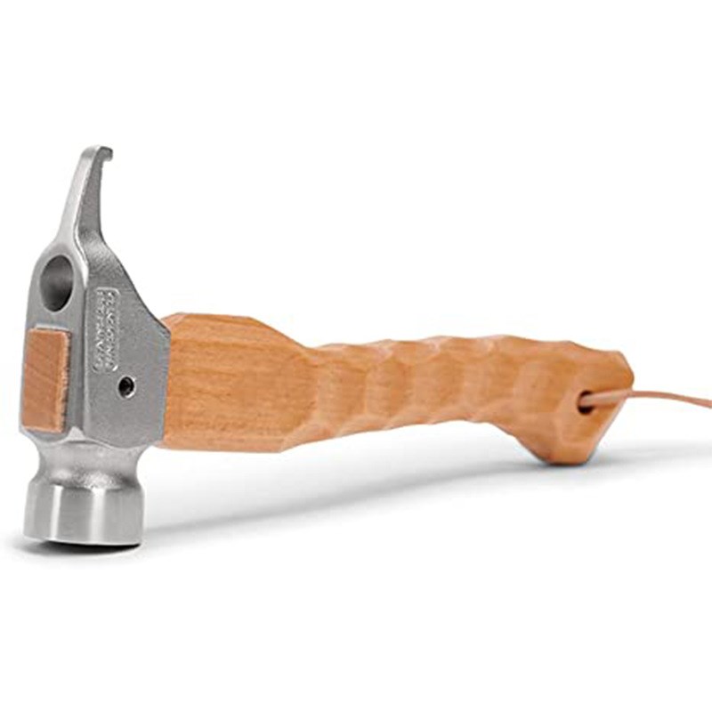 新帐篷锤榉木手柄不锈钢铜头户外露营登山帐篷地钉拔钉榔头带钩子