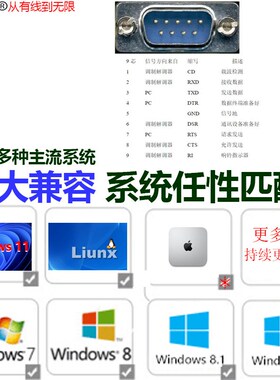 PCI-E2串1并口卡台式机并串口卡WCH382LPT内置2S1P打印机COM232线