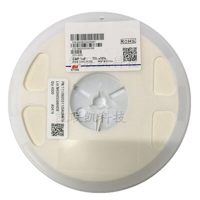 风华贴片电容 0603X106M250NT 0603 X5R 10UF 106K 25V 20%