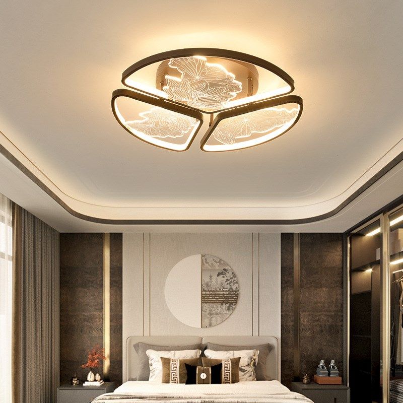 新中式客厅吸顶灯中国风主卧室餐厅书房现代简约家用灯具套餐组合