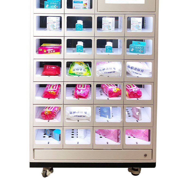 厂家直供 32格生鲜格子柜售卖货机 东吉智能无人自动共享贩卖机