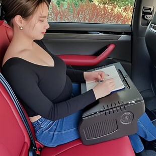 汽车后排平板支架运动座椅小桌板副驾F驶折叠餐桌办公学习写字吃