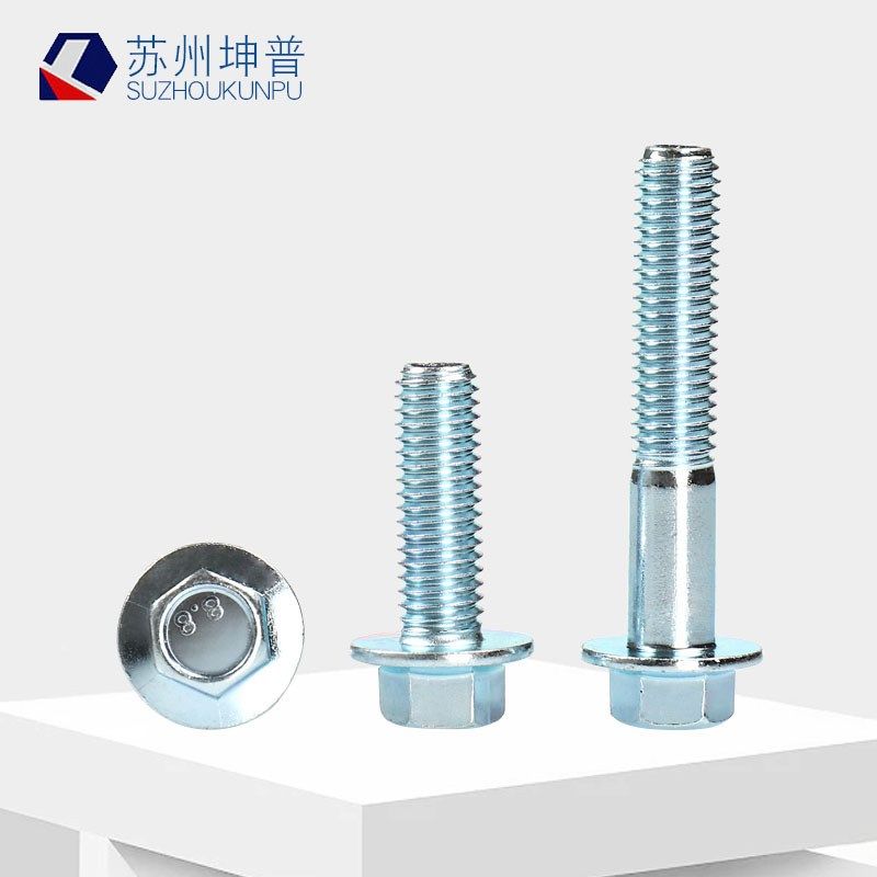 镀锌8.8级外六角法兰面螺栓GB5787 M5M6M8M10M12国标六角带垫螺丝,农用物资,苗木固定器/支撑器,淘宝优惠券,粉丝福利购,淘宝优惠卷