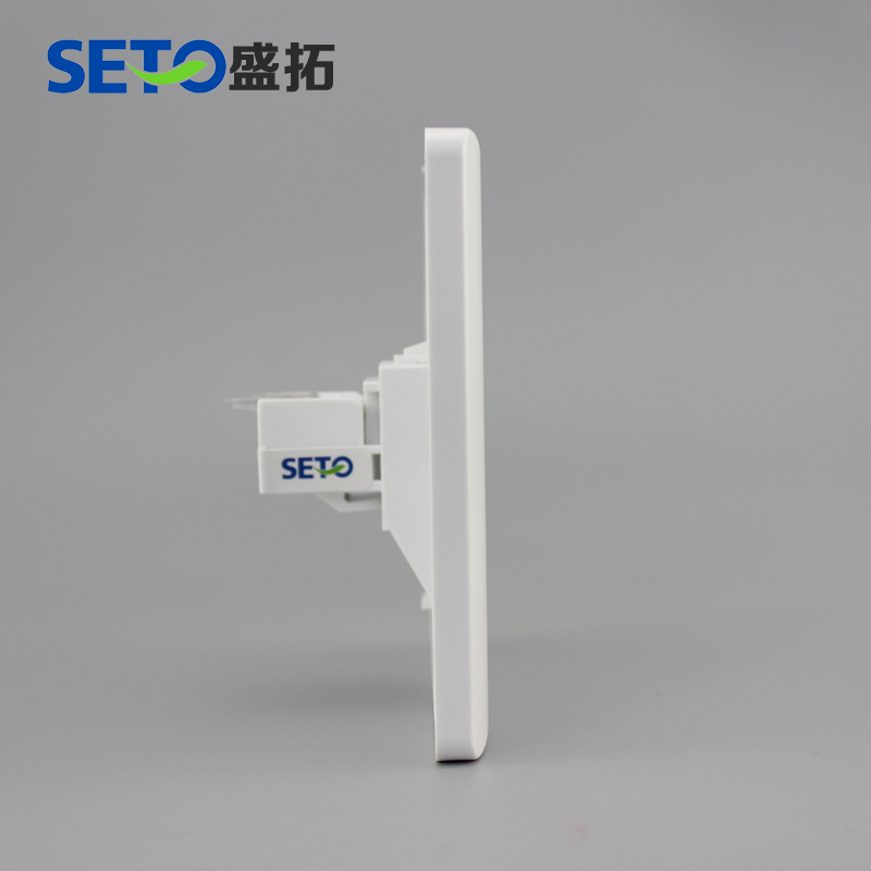 盛拓 网络面板 86型宽带单口网线 电脑 RJ45超五类