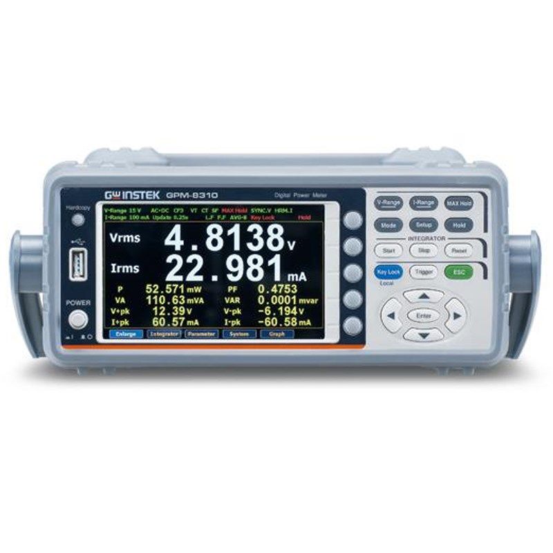 GWinstek固纬GPM8310高精度交直流数字功率计600V/20A可波形显式