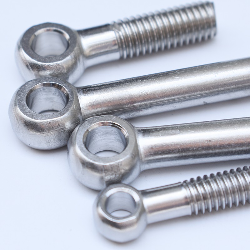 不锈钢304活节螺丝孔眼螺杆小眼吊环鱼眼螺栓活结带眼带孔螺丝